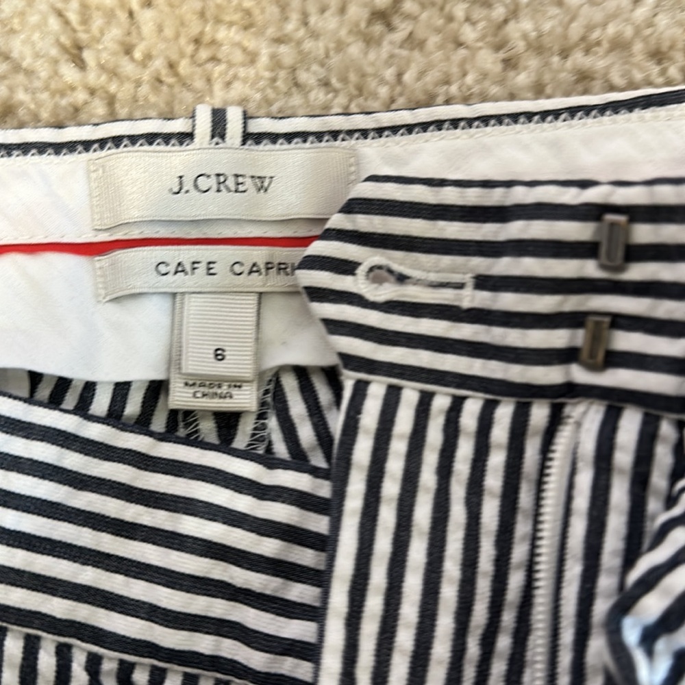 J crew Seersucker stripe pants - Picture 3 of 3